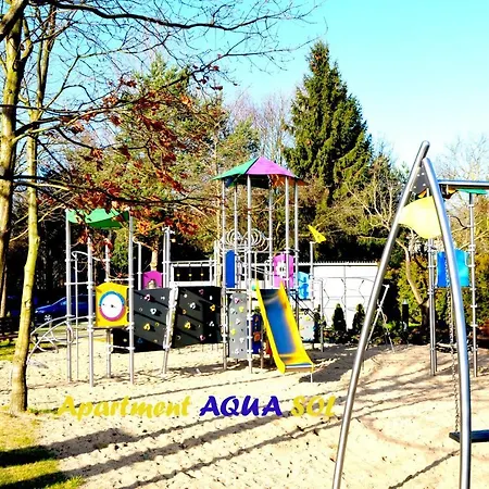 Aqua Sol Polanki Park Schwimmbad, Parkplatz, Sonnige Tarasse