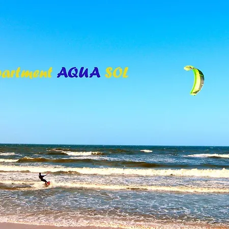 Apartamento Kolobrzeg, Aqua Sol Polanki Park, 300 M, Schwimmbad, Fitness, Parkplatz, Terasse *