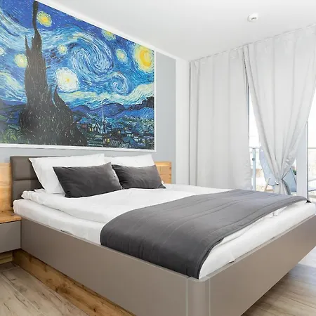 Kolobrzeg, Aqua Sol Polanki Park, 300 M, Schwimmbad, Fitness, Parkplatz, Terasse Apartman
