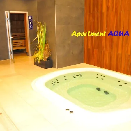 Kolobrzeg, Aqua Sol Polanki Park, 300 M, Schwimmbad, Fitness, Parkplatz, Terasse Apartman *