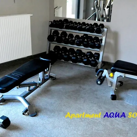 Kolobrzeg, Aqua Sol Polanki Park, 300 M, Schwimmbad, Fitness, Parkplatz, Terasse Apartman *