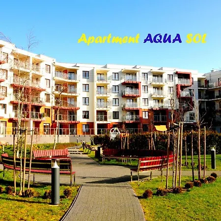 Apartman Kolobrzeg, Aqua Sol Polanki Park, 300 M, Schwimmbad, Fitness, Parkplatz, Terasse