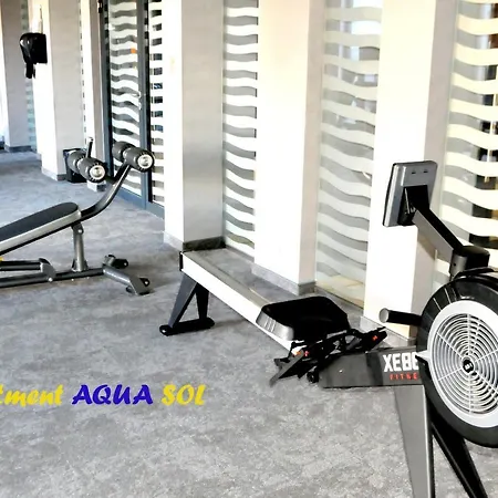 Kolobrzeg, Aqua Sol Polanki Park, 300 M, Schwimmbad, Fitness, Parkplatz, Terasse Apartman *